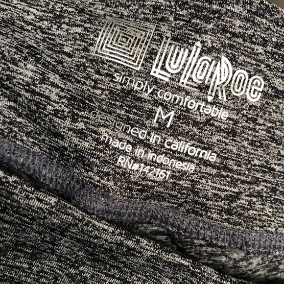 Lularoe Jade Workout pants, BNWOT, grey, M - Picture 2 of 2